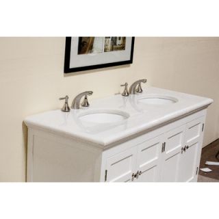 Legion Furniture 60 Woodbridge Double Sink Vanity in White