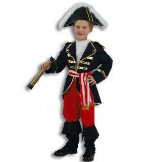 Lord Nelson Admiral Offizier Seefahrer 2tlg m Grtel u Stulpen Kinder Kostm Sport & Freizeit