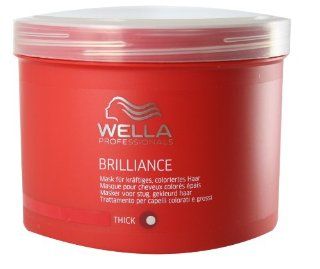 Wella Professionalss Brilliance unisex, Mask fr krftiges, coloriertes Haar 500 ml, 1er Pack (1 x 1 Stck) Drogerie & Körperpflege
