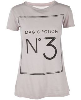 Sweet Matilda Studded Text Print T shirt