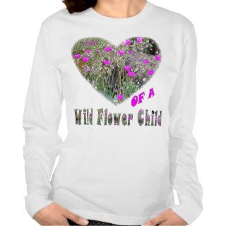 Wild Flower Child   Long Sleve Shirt