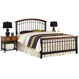 Home Styles Modern Craftsman Queen Bed Set