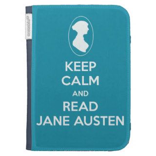Keep Calm and Read Jane Austen Cameo Case For The Kindle