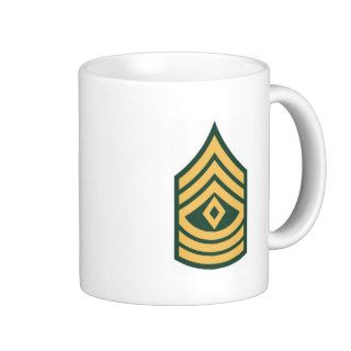 Army First Sergeant E 8 1SG Mug