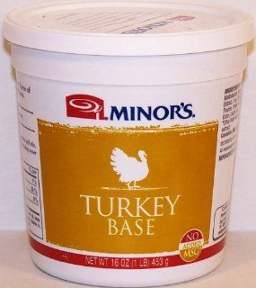 Minor's Turkey Base   no added MSG  Minors Turkey Base  Grocery & Gourmet Food