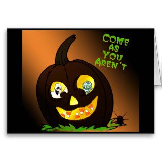 Halloween Invite Greeting Cards