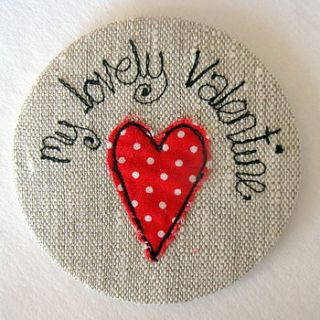 valentine handbag mirror by sew very english