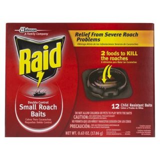 Raid Double Control Small Cockroach Bait 12 ct