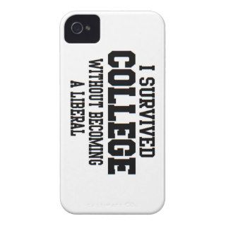 I SURVIVED COLLEGE WITHOUT BECOMING A LIBERAL iPhone 4 CASE