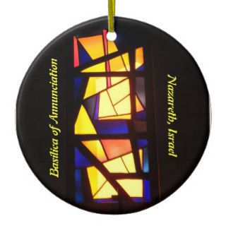 Personalized Stained Glass Window Ornament