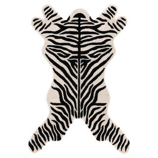 Hand tufted Zebra cut Wool Rug (4' x 6') St Croix Trading 3x5   4x6 Rugs
