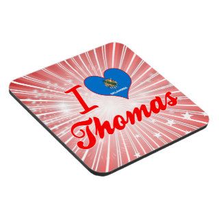 I Love Thomas, Oklahoma Beverage Coaster