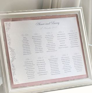 floral design printable wedding seating plan by beautiful day