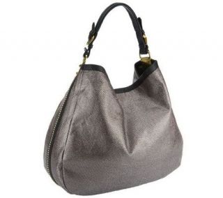 orYANY Noelle Shimmer Hobo with Stud Detail —