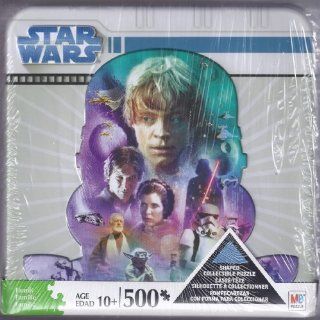 Star Wars 500 Piece Shaped Puzzle in Collectible Tin Toys & Games