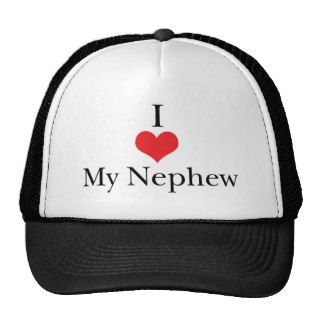 I Love (Heart) My Nephew Mesh Hats