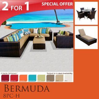 Bermuda 14 Piece Outdoor Wicker Patio Furniture Set B08hp42k  Outdoor And Patio Furniture Sets  Patio, Lawn & Garden