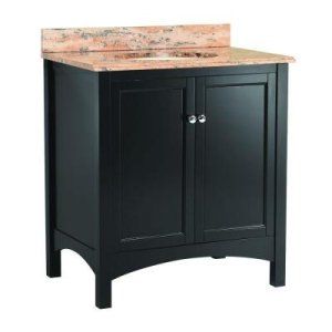 Foremost TREASEB3122 Espresso Haven 31 Single Basin Vanity with Top in Stone Ef