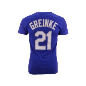 Los Angeles Dodgers Zack Greinke Majestic MLB Official Player T Shirt