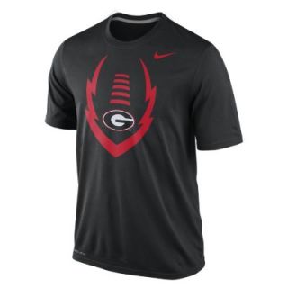 Nike College Icon Legend (Georgia) Mens T Shirt   Black