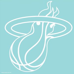 Miami Heat Wincraft Die Cut Decal 8x8