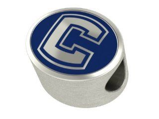 Connecticut Huskies UCONN Collegiate Bead Fits Most Pandora Style Bracelets Including Pandora, Chamilia, Zable, Troll and More. High Quality Bead in Stock for Immediate Shipping. Officially Licensed Jewelry