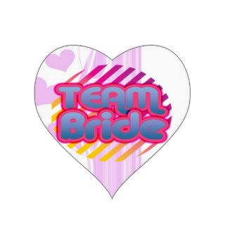 Funny Bachelorette Party Gifts Bride Heart Sticker
