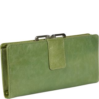 Budd Leather Distressed Leather Clutch Wallet