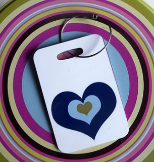 my heart belongs topersonalised luggage tag by that lovely shop