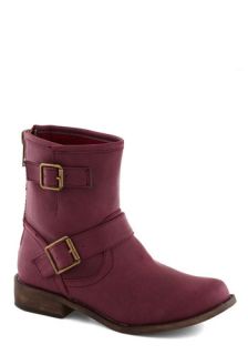 Literary Canyon Boot in Berry  Mod Retro Vintage Boots