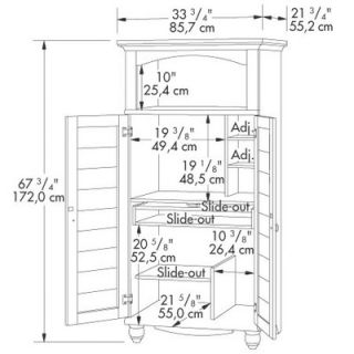 Sauder Harbor View Armoire