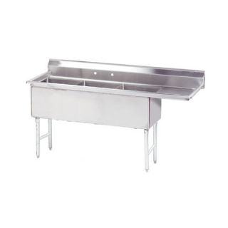 Fabricated Bowl 86.5 x 29 3 Compartment Scullery Sink