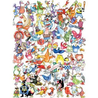 One Hundred Birds and a Nest   750 Piece Jigsaw Puzzle Toys & Games