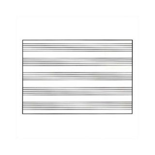 Graphics Markerboards   Music Staff Lines 4 x 12