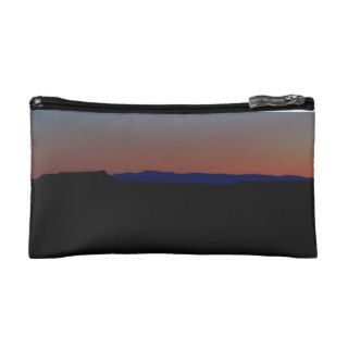 Desert Sunset color block Makeup Bag