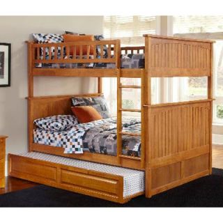 Atlantic Furniture Nantucket Bunk Bed with Trundle Bed