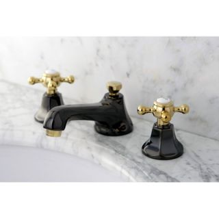 Kingston Brass Water Onyx Double Handle Widespread Bathroom Faucet