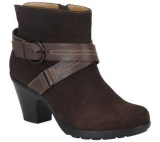 Softspots Cady Leather Ankle Boots w. /BuckleDetail —