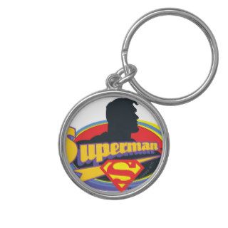 Superman Silhouette Key Chain