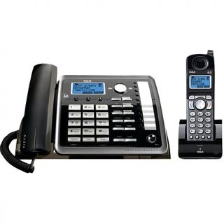 RCA 2 Line Corded/Cordless Expandable Phone with Caller ID and Answerer