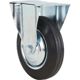 6in. Rigid Rubber Caster  Up to 299 Lbs.