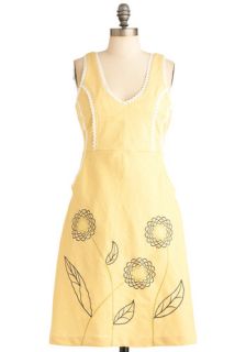 Knitted Dove Properly Primrose Dress  Mod Retro Vintage Dresses