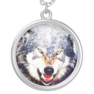 Arctic Wolf Personalized Necklace