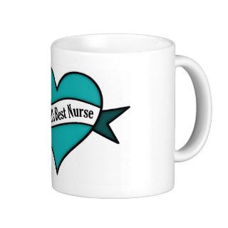 Green Heart World's Best Nurse Mugs