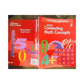 Connecting Math Concepts Independent Worksheets Blackline Masters, Level F Siegfried Engelmann 9780026847070 Books