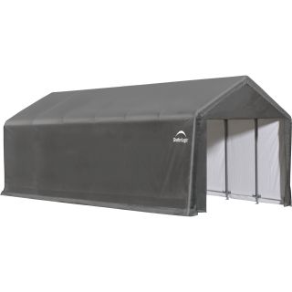 ShelterLogic ShelterTube Heavy-Duty Storage Shelter — 30ft.L x 12ft.W x 11ft.H  House Style Instant Garages