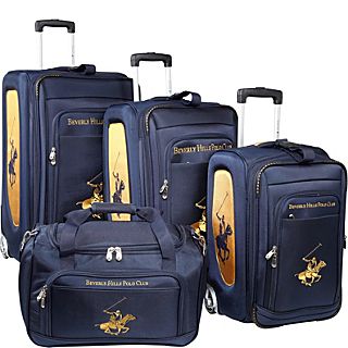 Beverly Hills Polo Club The Riding High 4 Piece Spinner Luggage Set