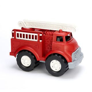 american fire truck toy by roobub & custard