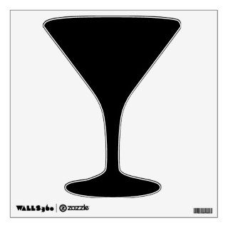 Make Your Own Custom Martini Glass Wall Decal