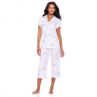 Karen Neuburger "Caravan" Girlfriend Crop Pajama Set